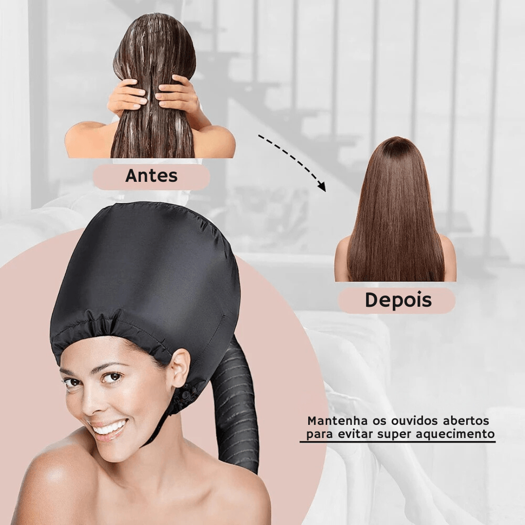 [Leve 2 Pague 1] Touca Mágica Difusora de Cetim - Seu Cabelo Seco em Segundos Com Proteção Total + BRINDE: 2 Máscara Capilar Nutritiva - Inova Mix Store [Leve 2 Pague 1] Touca Mágica Difusora de Cetim - Seu Cabelo Seco em Segundos Com Proteção Total + BRINDE: 2 Máscara Capilar Nutritiva