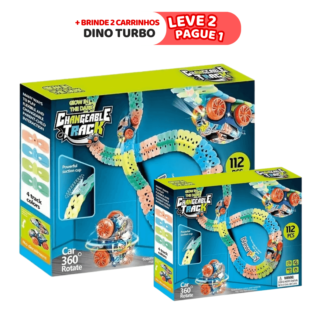 [Leve 2 Pague 1] Mega Pista de Carrinho Elétrico Track Mágic + BRINDE: 2 Carrinhos Dino Turbo - Inova Mix Store [Leve 2 Pague 1] Mega Pista de Carrinho Elétrico Track Mágic + BRINDE: 2 Carrinhos Dino Turbo