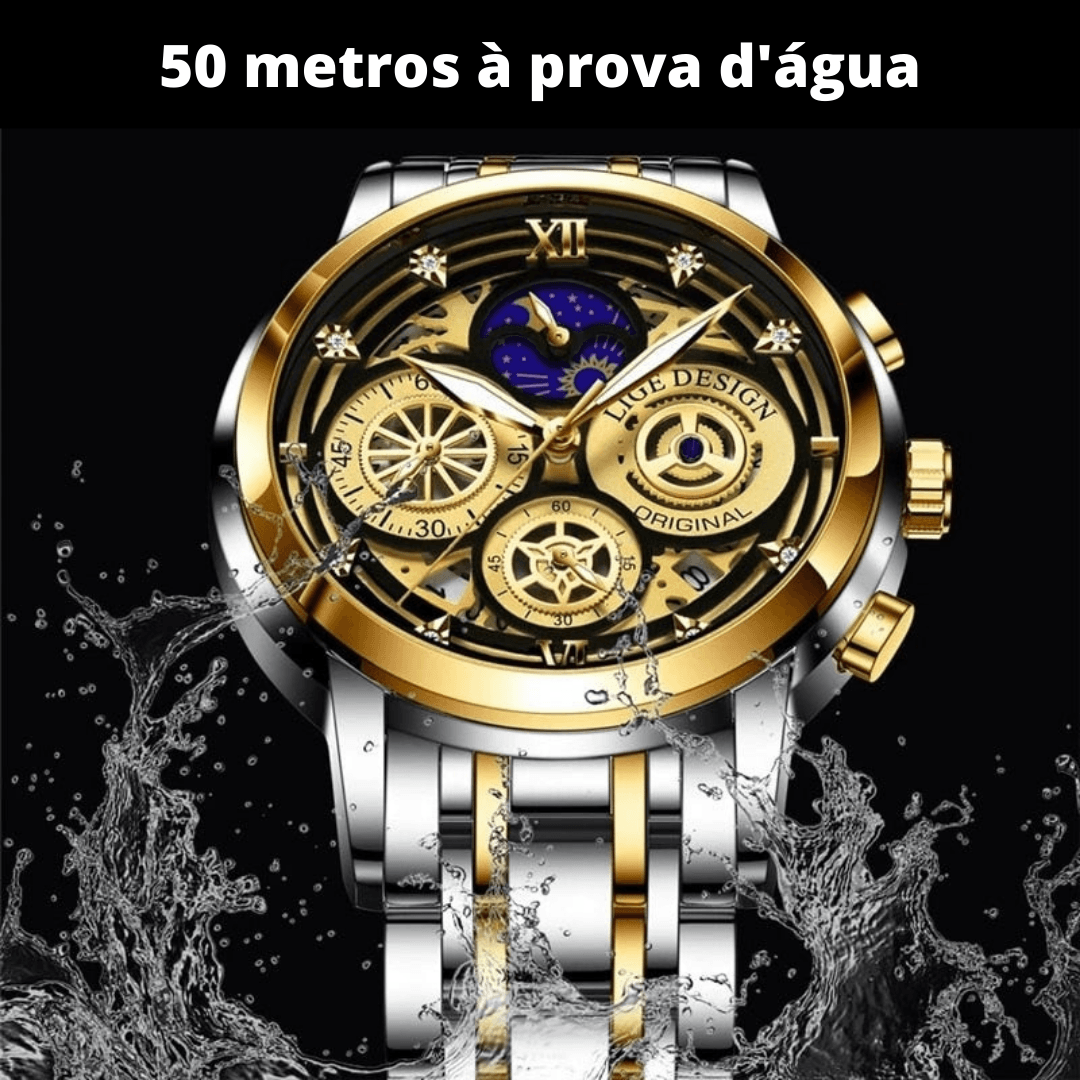 Relógio Masculino Men Plus Lige - Inova Mix Store Relógio Masculino Men Plus Lige