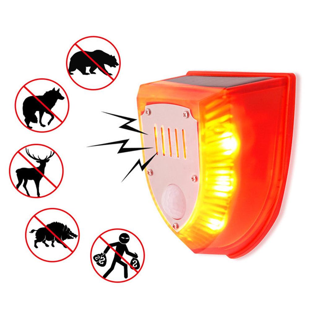 Alarme Solar Repelente de Animais com Sensor de Movimento - SunAlert - Inova Mix Store Alarme Solar Repelente de Animais com Sensor de Movimento - SunAlert