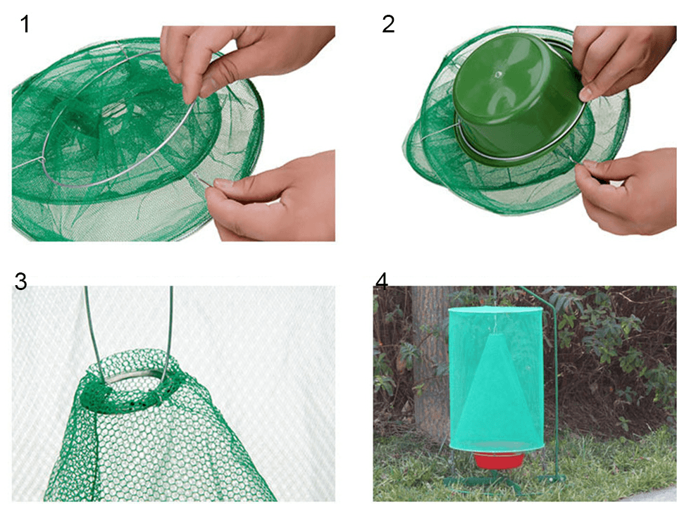 Armadilha de Moscas com Instalação Fácil - Inova Mix Store Armadilha de Moscas com Instalação Fácil