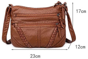 Bolsa Feminina Transversal de Couro - Compre 1 Leve 2 - Inova Mix Store Bolsa Feminina Transversal de Couro - Compre 1 Leve 2