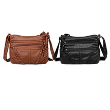 Bolsa Feminina Transversal de Couro - Compre 1 Leve 2 - Inova Mix Store Bolsa Feminina Transversal de Couro - Compre 1 Leve 2