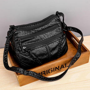 Bolsa Feminina Transversal de Couro - Compre 1 Leve 2 - Inova Mix Store Bolsa Feminina Transversal de Couro - Compre 1 Leve 2