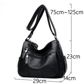 Bolsa Feminina de Couro de Alta Qualidade - LuxeLeather - Inova Mix Store Bolsa Feminina de Couro de Alta Qualidade - LuxeLeather