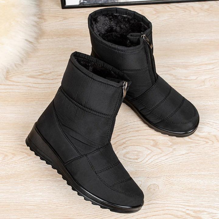 Bota Feminina de Inverno Aveludada Impermeável - CozyWarm - Inova Mix Store Bota Feminina de Inverno Aveludada Impermeável - CozyWarm