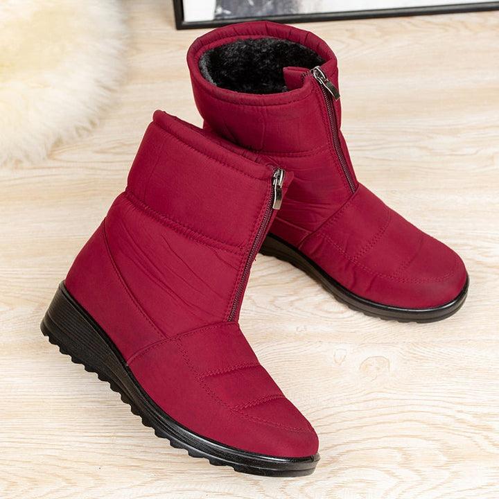 Bota Feminina de Inverno Aveludada Impermeável - CozyWarm - Inova Mix Store Bota Feminina de Inverno Aveludada Impermeável - CozyWarm