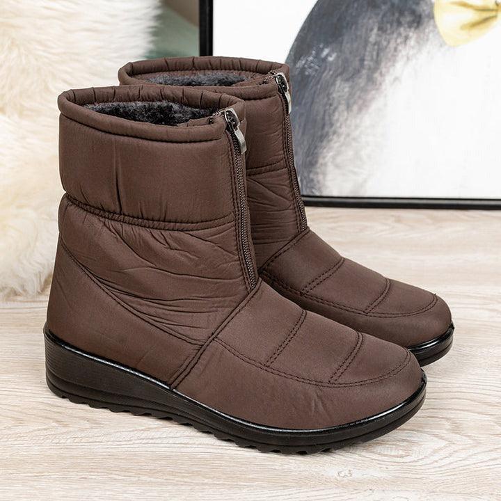 Bota Feminina de Inverno Aveludada Impermeável - CozyWarm - Inova Mix Store Bota Feminina de Inverno Aveludada Impermeável - CozyWarm