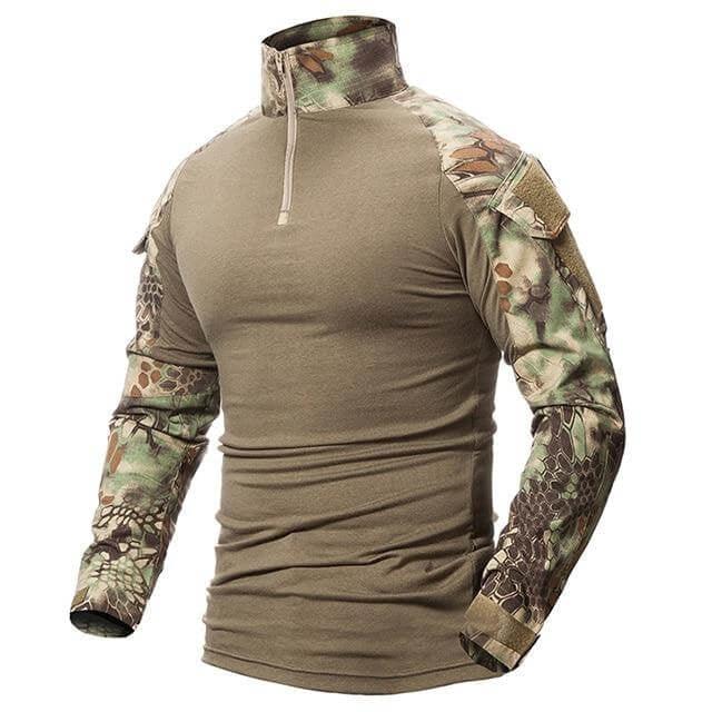 Camisa Masculina Militar Tática - Army Elite - Inova Mix Store Camisa Masculina Militar Tática - Army Elite