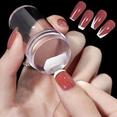 Carimbo de Unhas Francesinha - Unhas Perfeitas sem Borrar - Inova Mix Store Carimbo de Unhas Francesinha - Unhas Perfeitas sem Borrar