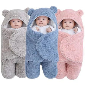 Cobertor de Ursinho para Bebe Dormir - Seguro e Confortável - Inova Mix Store Cobertor de Ursinho para Bebe Dormir - Seguro e Confortável