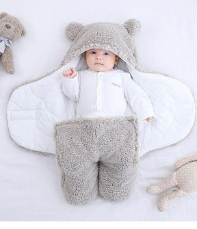 Cobertor de Ursinho para Bebe Dormir - Seguro e Confortável - Inova Mix Store Cobertor de Ursinho para Bebe Dormir - Seguro e Confortável