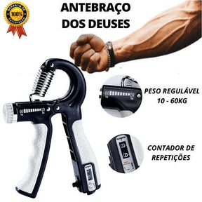 Flexor Force - Antebraços Fortes e Grandes Hand Grip Resistente e Regulável 10 a 60kg - Inova Mix Store Flexor Force - Antebraços Fortes e Grandes Hand Grip Resistente e Regulável 10 a 60kg