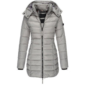 Jaqueta Feminina Puffer Longa com Capuz - WinterGlam - Inova Mix Store Jaqueta Feminina Puffer Longa com Capuz - WinterGlam