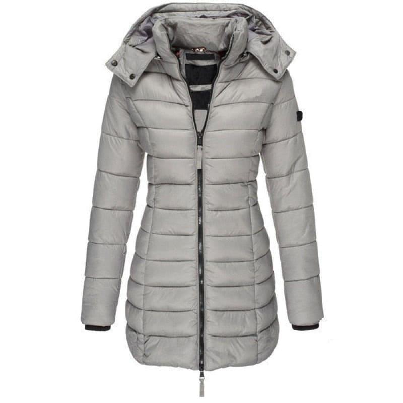 Jaqueta Feminina Puffer Longa com Capuz - WinterGlam - Inova Mix Store Jaqueta Feminina Puffer Longa com Capuz - WinterGlam