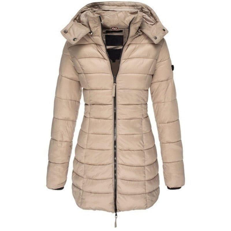 Jaqueta Feminina Puffer Longa com Capuz - WinterGlam - Inova Mix Store Jaqueta Feminina Puffer Longa com Capuz - WinterGlam