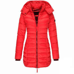 Jaqueta Feminina Puffer Longa com Capuz - WinterGlam - Inova Mix Store Jaqueta Feminina Puffer Longa com Capuz - WinterGlam