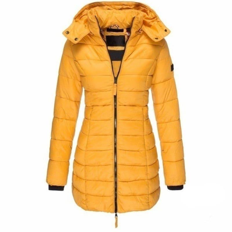 Jaqueta Feminina Puffer Longa com Capuz - WinterGlam - Inova Mix Store Jaqueta Feminina Puffer Longa com Capuz - WinterGlam