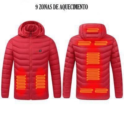 Jaqueta Masculina Puffer com Aquecimento Elétrico - PowerWarm - Inova Mix Store Jaqueta Masculina Puffer com Aquecimento Elétrico - PowerWarm