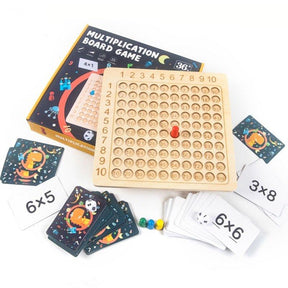 Jogo de Tabuleiro de Multiplicação para Crianças - Inova Mix Store Jogo de Tabuleiro de Multiplicação para Crianças