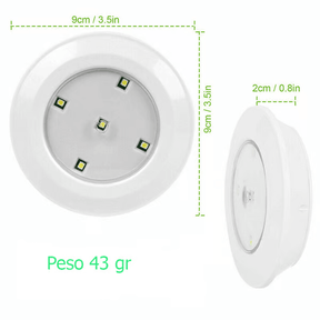 Kit 3 Luminárias de Led Inteligentes com Controle Remoto - Inova Mix Store Kit 3 Luminárias de Led Inteligentes com Controle Remoto