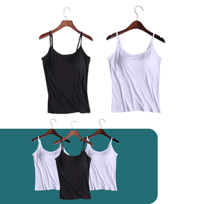 Kit Blusas Feminina com Sutiã Embutido - ComfortStyle - Pague 2 e Leve 5 - Inova Mix Store Kit Blusas Feminina com Sutiã Embutido - ComfortStyle - Pague 2 e Leve 5