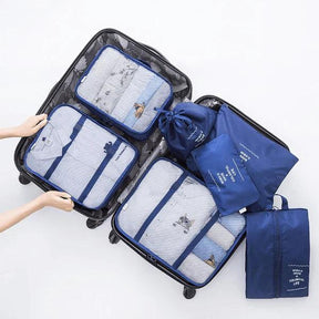 Kit Organizador de Malas para Viagens - TravelEase - Compre 4 e Leve 7 - Inova Mix Store Kit Organizador de Malas para Viagens - TravelEase - Compre 4 e Leve 7