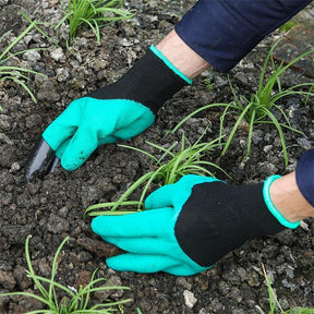 Par de Luvas com 8 Garras para Jardinagem - Inova Mix Store