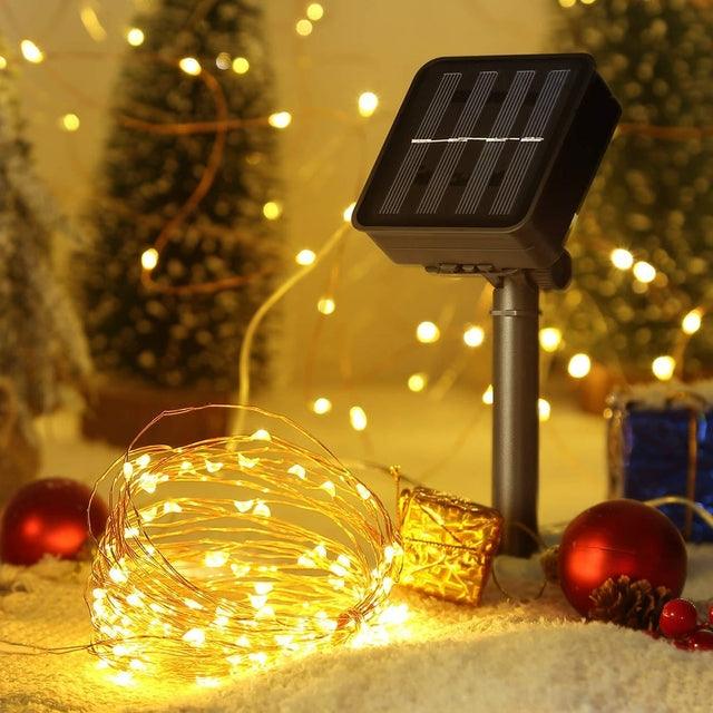 Pisca Pisca Natal Solar com 8 Modos de Iluminação - Instalação em 1 minuto - Inova Mix Store Pisca Pisca Natal Solar com 8 Modos de Iluminação - Instalação em 1 minuto