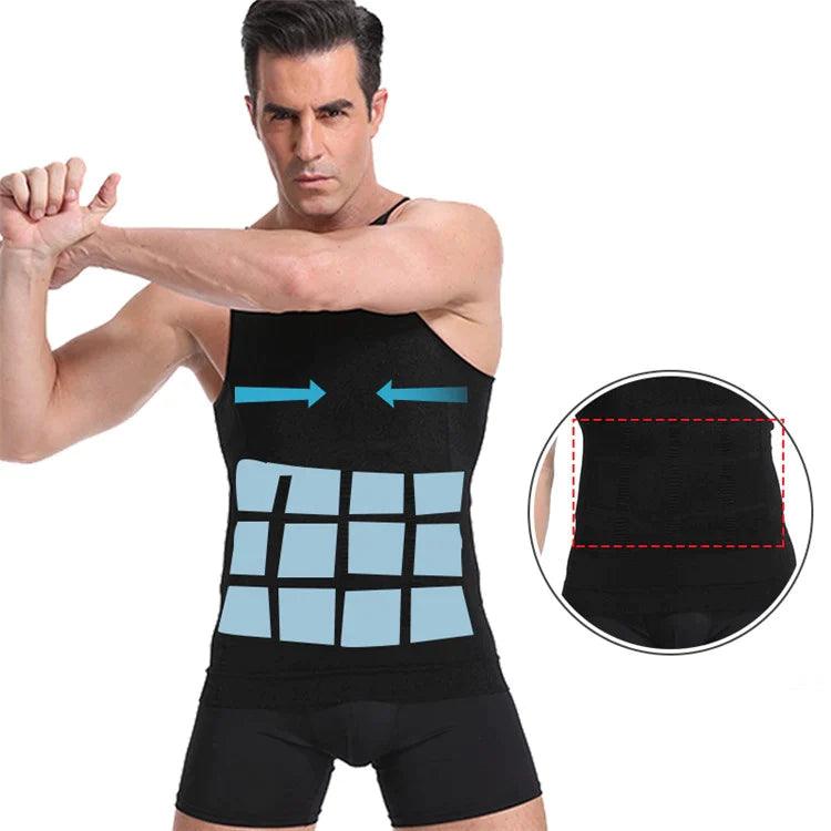 Regata Masculina Modeladora de Compressão - FitShape - Inova Mix Store Regata Masculina Modeladora de Compressão - FitShape