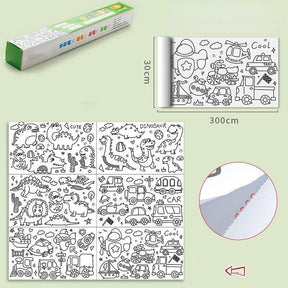 Rolo Gigante Criativo para Desenhos - Mais de 5000 Desenhos - Inova Mix Store Rolo Gigante Criativo para Desenhos - Mais de 5000 Desenhos