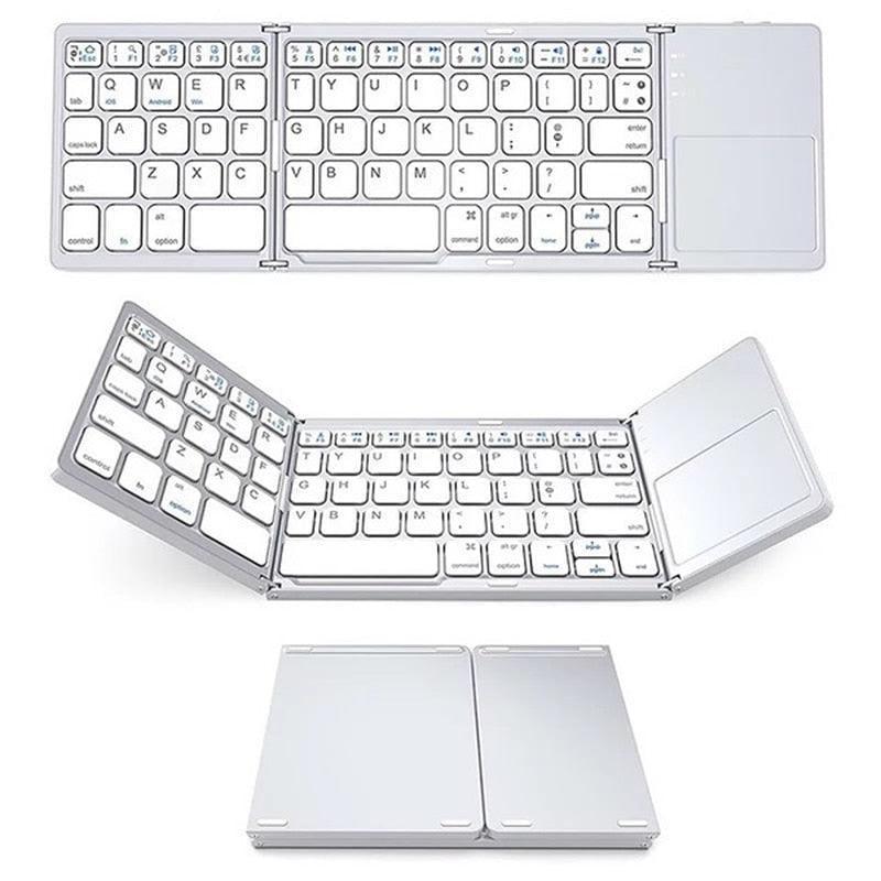 Teclado Resistente Dobrável para Produtividade Móvel - Inova Mix Store Teclado Resistente Dobrável para Produtividade Móvel