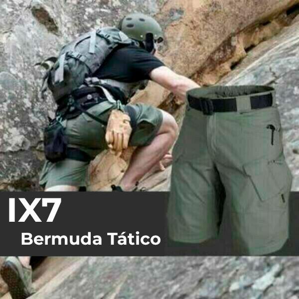 Bermuda Tática Militar Masculina Impermeável - Inova Mix Store Bermuda Tática Militar Masculina Impermeável