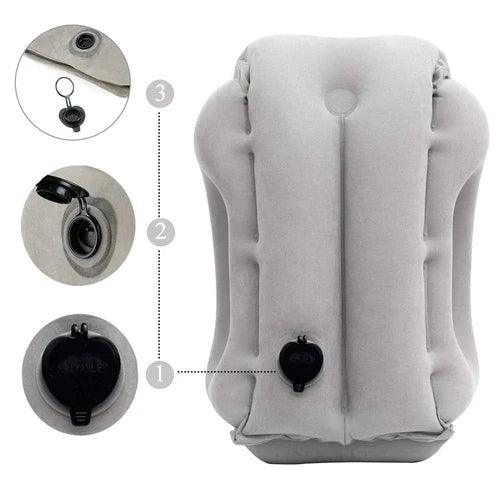 Travesseiro Ergonômico Inflável para Viagens - Nuvem God - Inova Mix Store Travesseiro Ergonômico Inflável para Viagens - Nuvem God