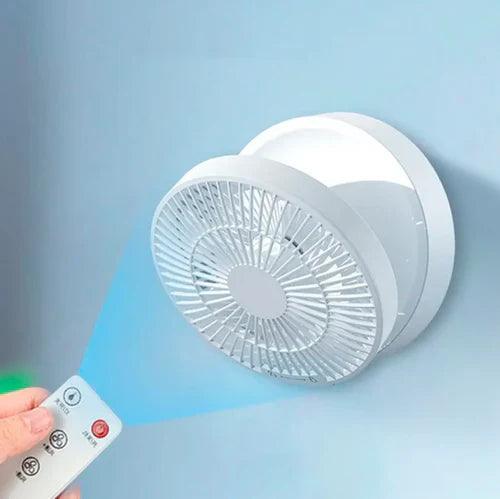 Ventilador com LED Portátil Recarregável - LightBreeze - Inova Mix Store Ventilador com LED Portátil Recarregável - LightBreeze