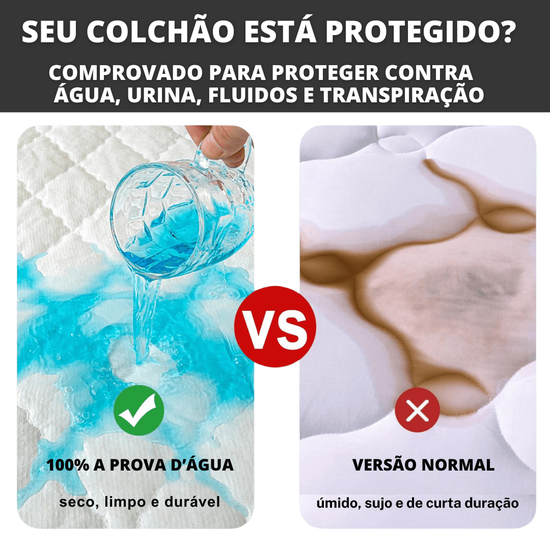 [Leve 2 Pague 1] Capa de Colchão Imperméavel Antibacteriana Com Blindagem + BRINDE: 2 Fronhas - Inova Mix Store [Leve 2 Pague 1] Capa de Colchão Imperméavel Antibacteriana Com Blindagem + BRINDE: 2 Fronhas