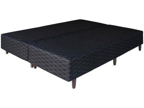 Base Cama Box Queen Umaflex Bipartida - Inova Mix Store Base Cama Box Queen Umaflex Bipartida