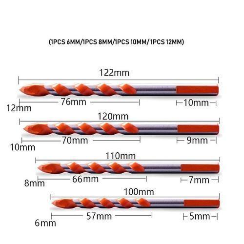 Kit Brocas Multiuso Inteligente - Ultra Punch - Inova Mix Store Kit Brocas Multiuso Inteligente - Ultra Punch