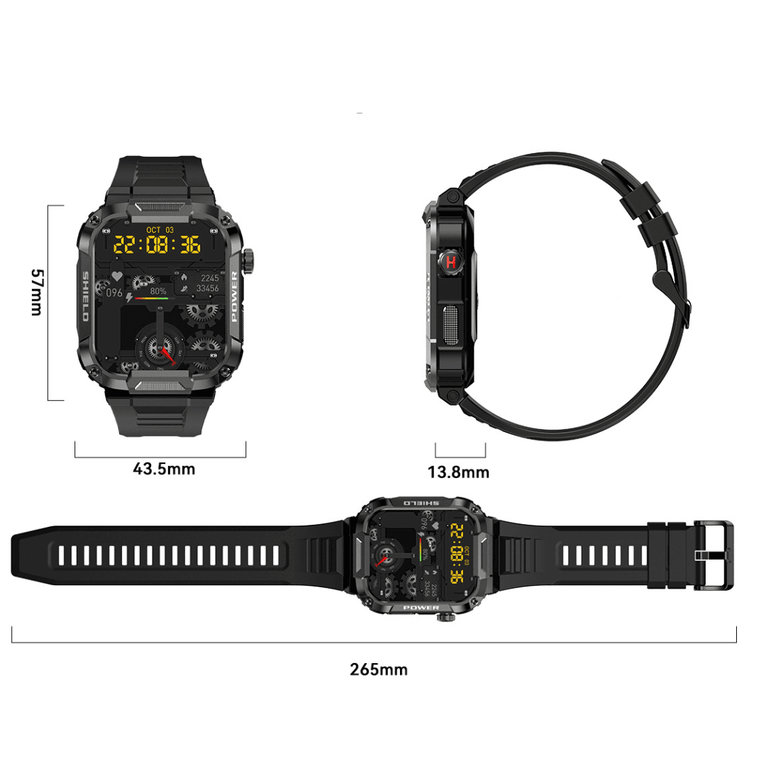 Smartwatch Militar Power Xtreme - Inova Mix Store Smartwatch Militar Power Xtreme